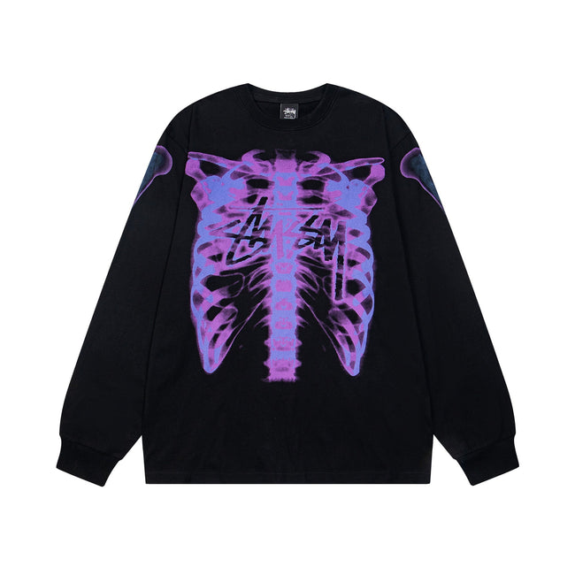 STUSSY Ribcage Graphic Long Sleeve Tee Hover Image