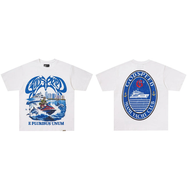 GodSpeed Miami Yacht Club Graphic T-Shirt Hover Image