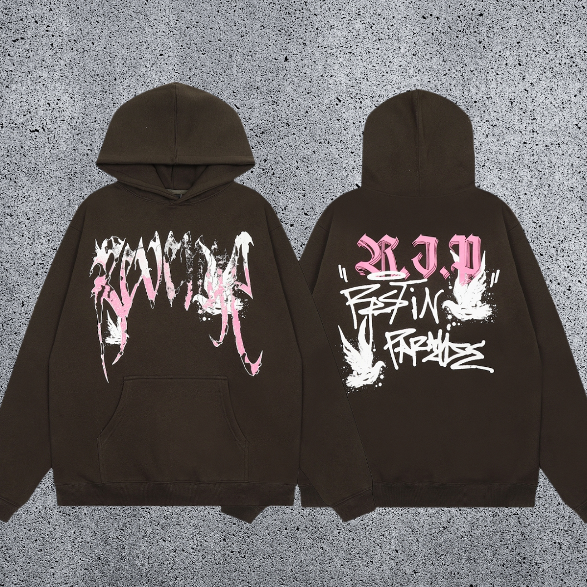 REVENGE 999 Graphic Fleece Hoodie