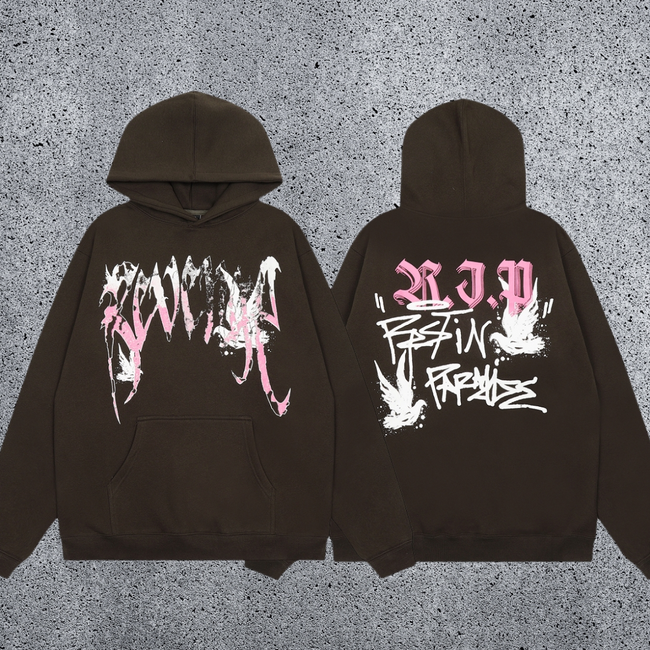 REVENGE 999 Graphic Fleece Hoodie Hover Image
