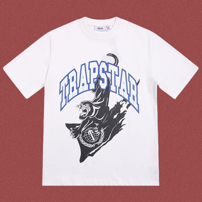 TRAPSTAR White Wolf Graphic T-Shirt Hover Image