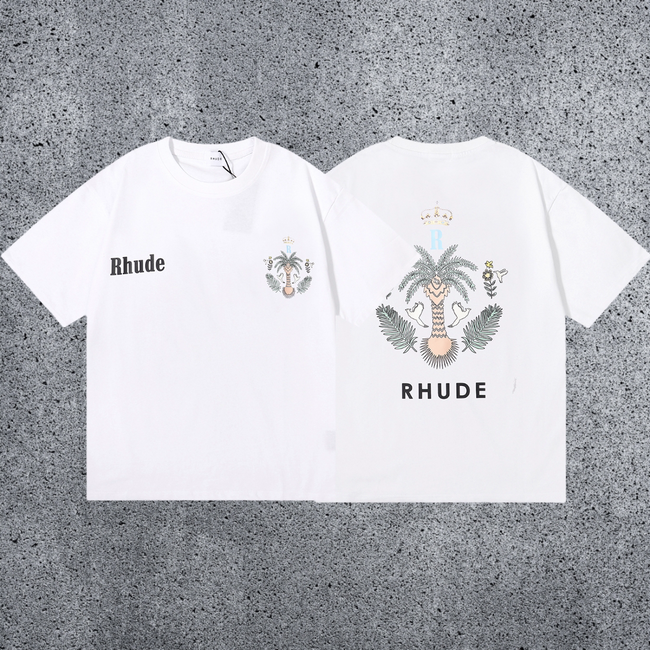 RHUDE Royal Crest T-Shirt – White Hover Image