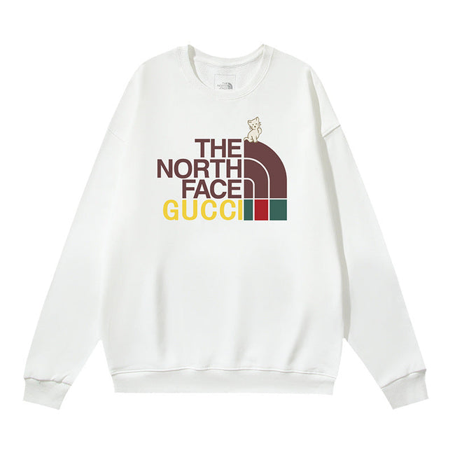 The North Face x Gucci Vintage Logo Crewneck Sweatshirt – White Hover Image