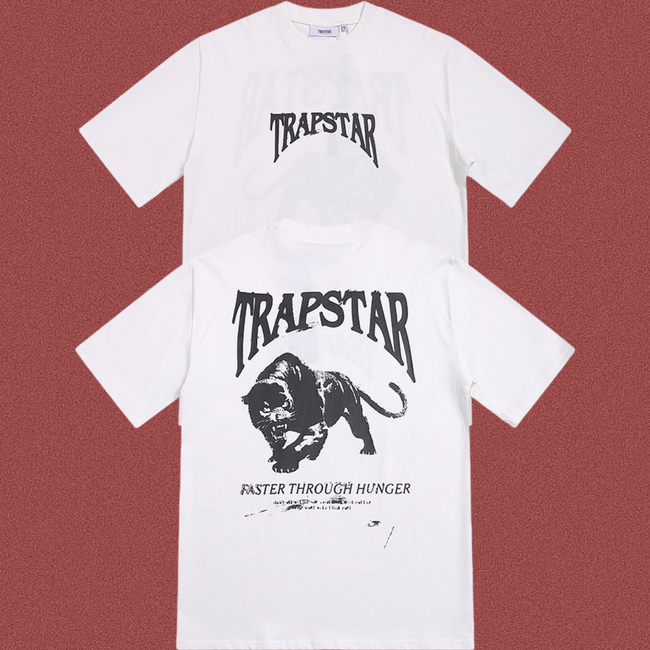 TRAPSTAR White Panther Graphic T-Shirt Hover Image