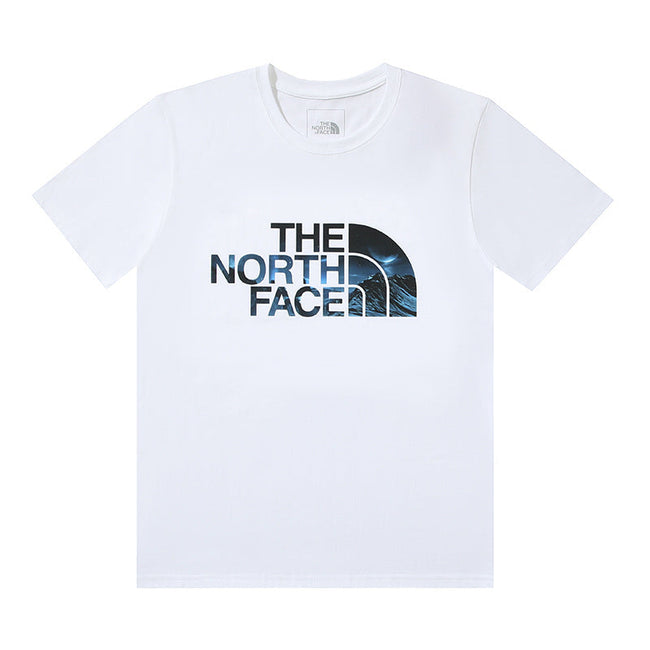 The North Face Mountain Logo White T-Shirt Hover Image