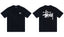 STUSSY Big Logo Black T-Shirt