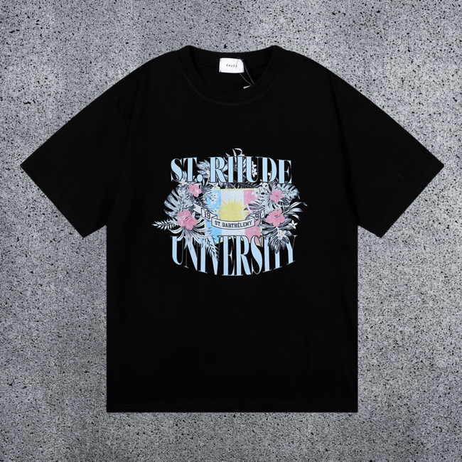 RHUDE St. Barthelemy Graphic T-Shirt – Black Hover Image