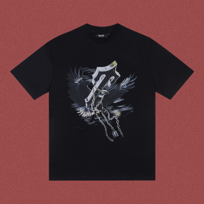 TRAPSTAR Eagle Graphic T-Shirt Black Hover Image