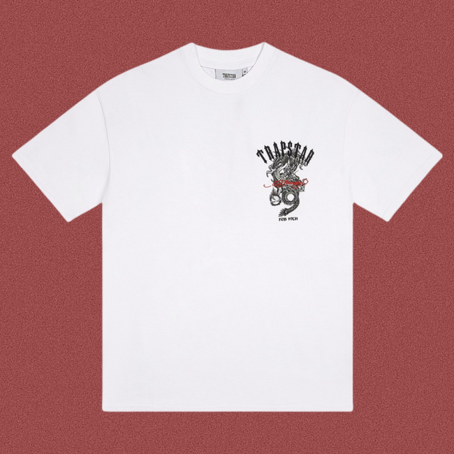 TRAPSTAR Dragon Logo T-Shirt White Hover Image