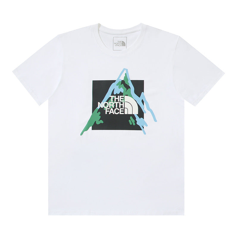 The North Face Mountain Peak Logo White T-Shirt