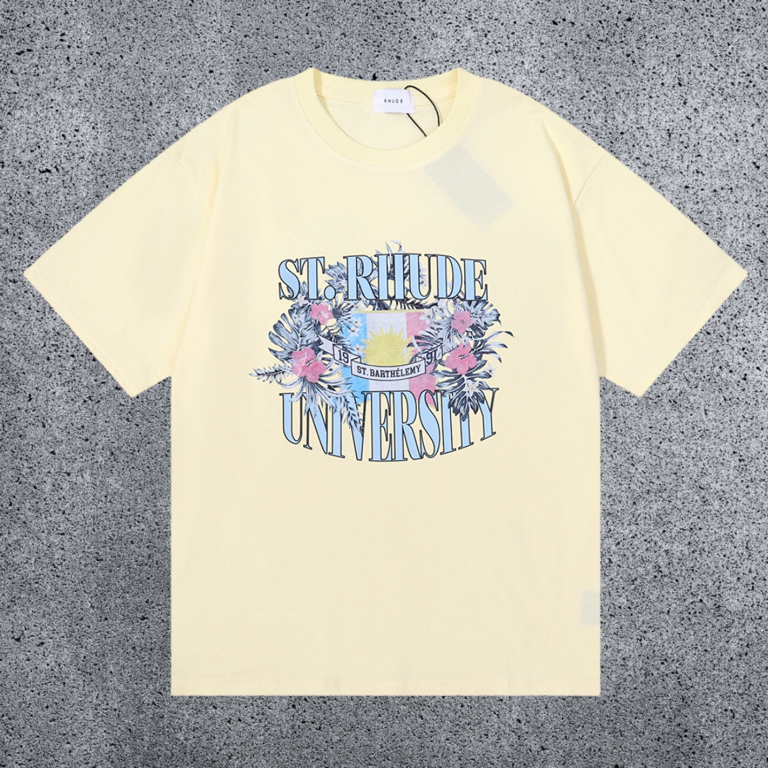 RHUDE St. Barthelemy T-Shirt – Cream