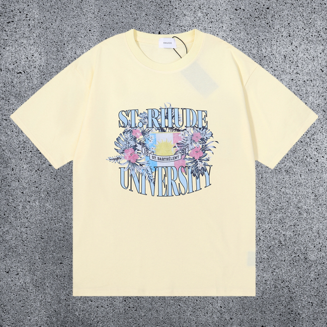 RHUDE St. Barthelemy T-Shirt – Cream Hover Image