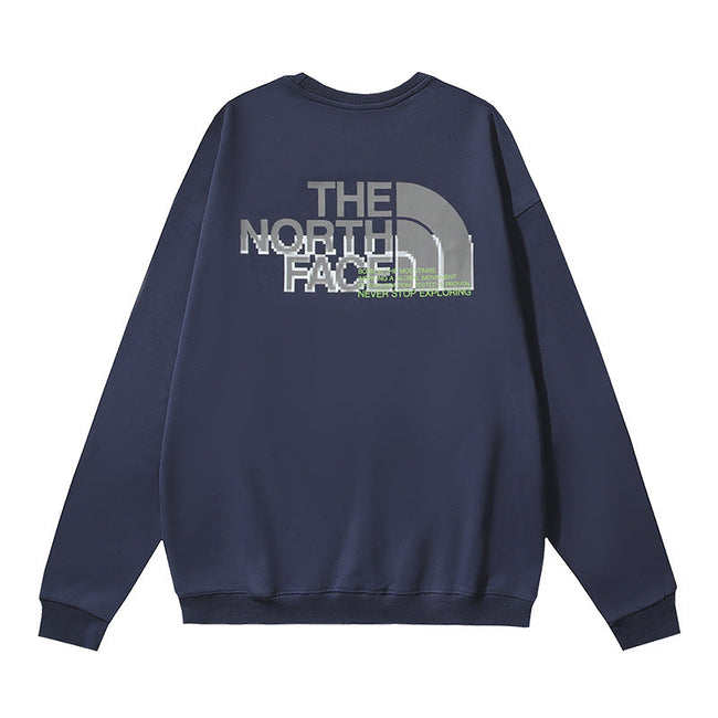 The North Face Oversized Half Dome Logo Crewneck Sweatshirt – Navy Hover Image