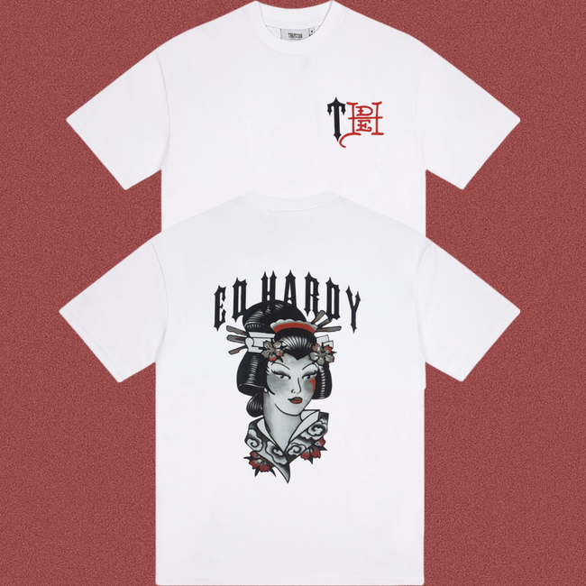 TRAPSTAR Ed Hardy Graphic Print T Shirt Hover Image