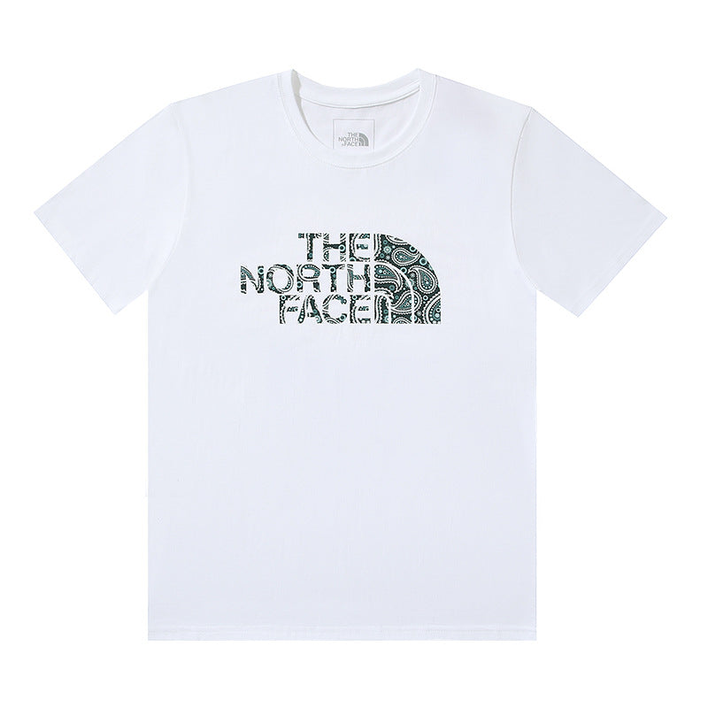 The North Face Paisley Logo White T-Shirt