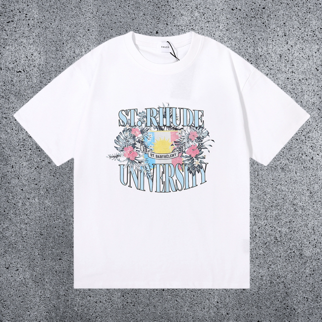 RHUDE St. Barthelemy Graphic T-Shirt – White Hover Image