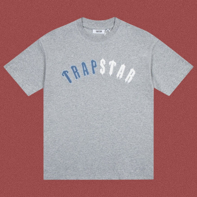 TRAPSTAR Arch Logo Embroidery T-Shirt Grey Hover Image