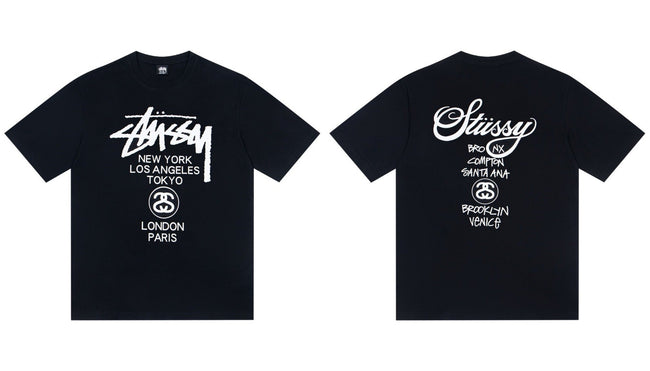 STUSSY City Logo Graphic T-Shirt Hover Image