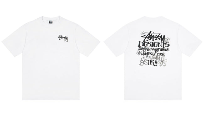 STUSSY Back Logo Graphic T-Shirt Hover Image