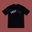 TRAPSTAR Arc Logo Towel Embroidery T-Shirt Black