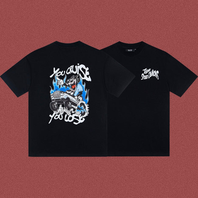 TRAPSTAR Cartoon Graphic Streetwear T-Shirt Hover Image