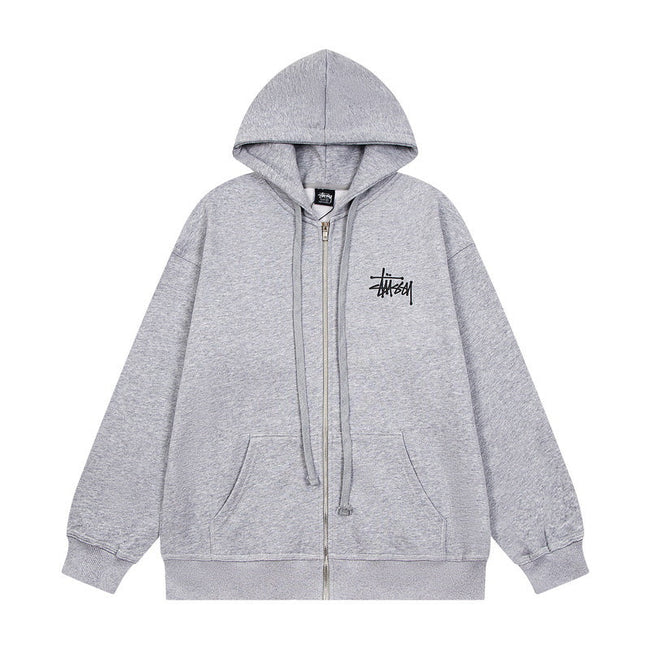 STUSSY Classic Logo Black Pullover Hoodie Hover Image