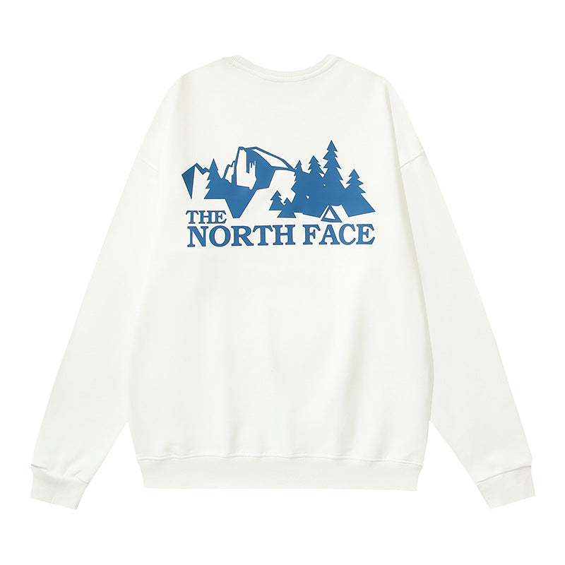 The North Face Forest Landscape Graphic Crewneck Sweatshirt – White