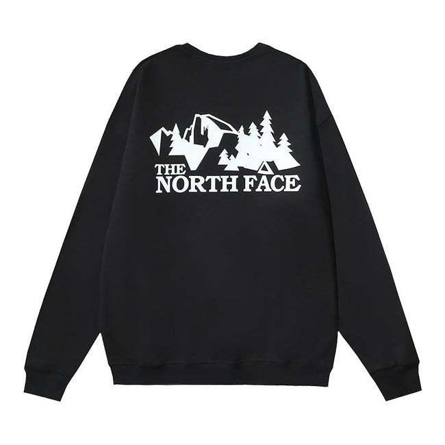 The North Face Forest Landscape Graphic Crewneck Sweatshirt – Black Hover Image