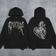 REVENGE Heart Graphic Fleece Hoodie
