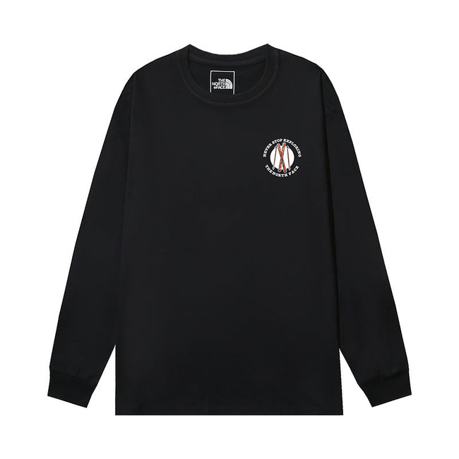 The North Face Never Stop Exploring Graphic Long Sleeve T-Shirt – Black Hover Image
