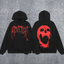 REVENGE Skull Graphic Fleece Hoodie