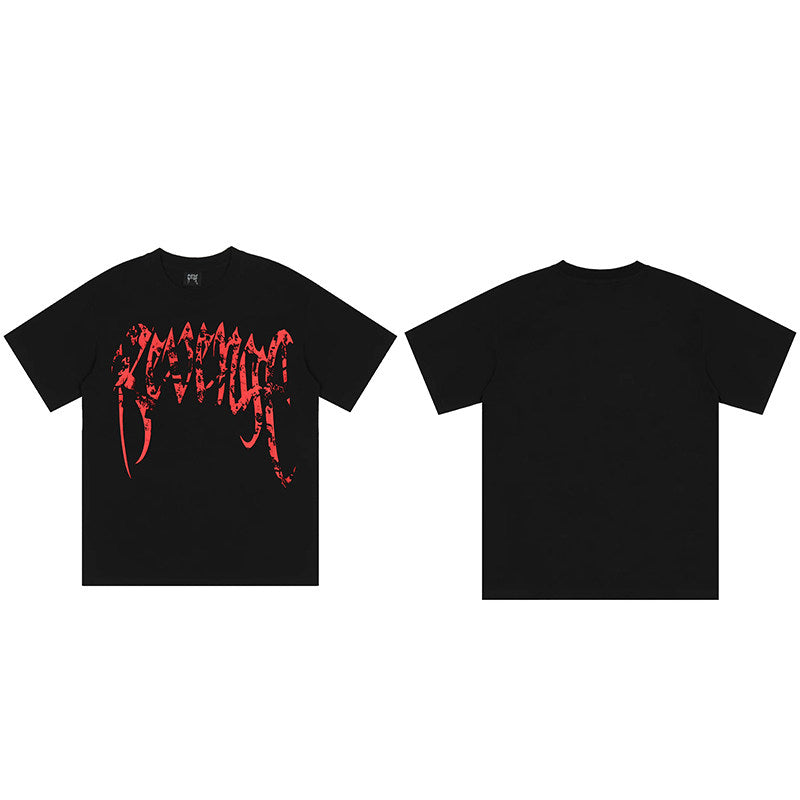 REVENGE Graphic Logo Print T-Shirt