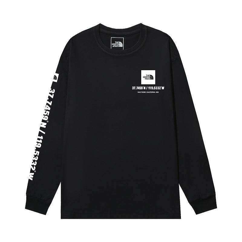 The North Face Half Dome Coordinates Graphic Long Sleeve T-Shirt – Black