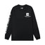 The North Face Half Dome Coordinates Graphic Long Sleeve T-Shirt – Black