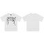 REVENGE Distressed Logo Graphic T-Shirt – White