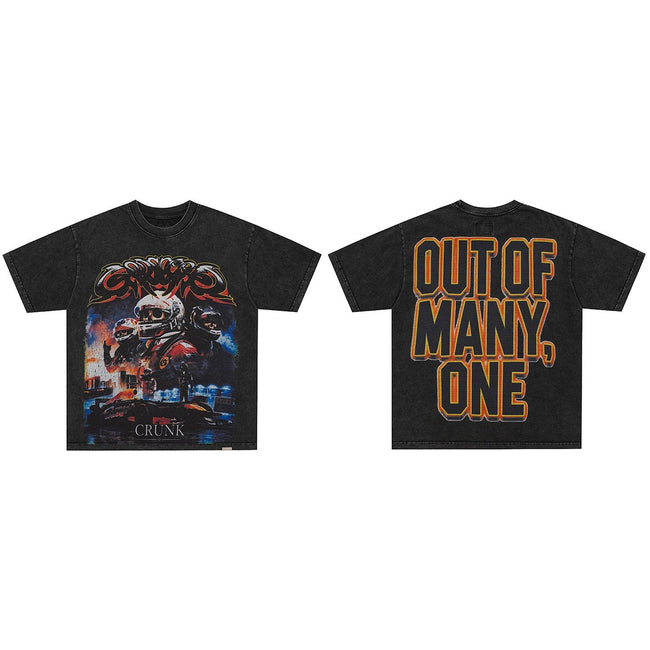 GodSpeed Crunk Racing Washed T-Shirt Hover Image