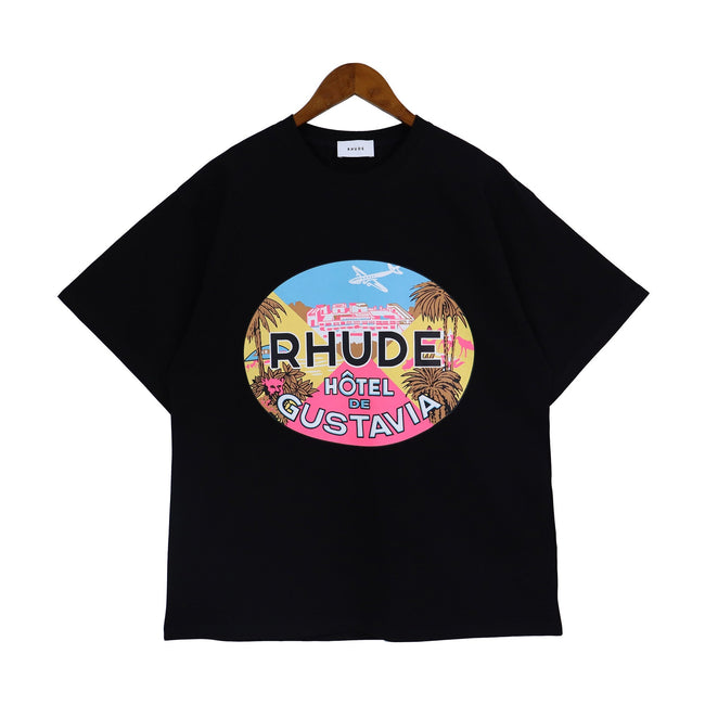 RHUDE Hotel de Gustavia Graphic T-Shirt Hover Image