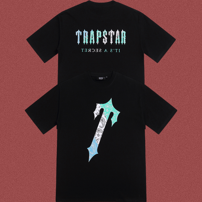 TRAPSTAR Cross Graphic T-Shirt – Black Hover Image