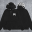REVENGE Graffiti Zip-Up Hoodie – Blue