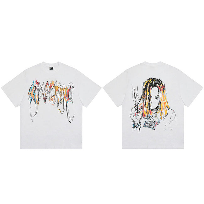 REVENGE Graphic Portrait T-Shirt Hover Image