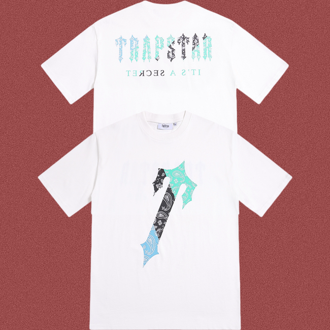 TRAPSTAR It's A Secret Paisley Cross T-Shirt Hover Image
