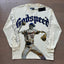 GodSpeed Cream Baseball Skull Graphic Long Sleeve