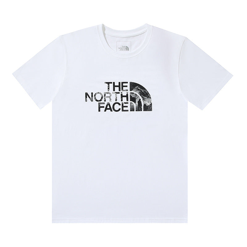 The North Face Stone Texture Logo White T-Shirt