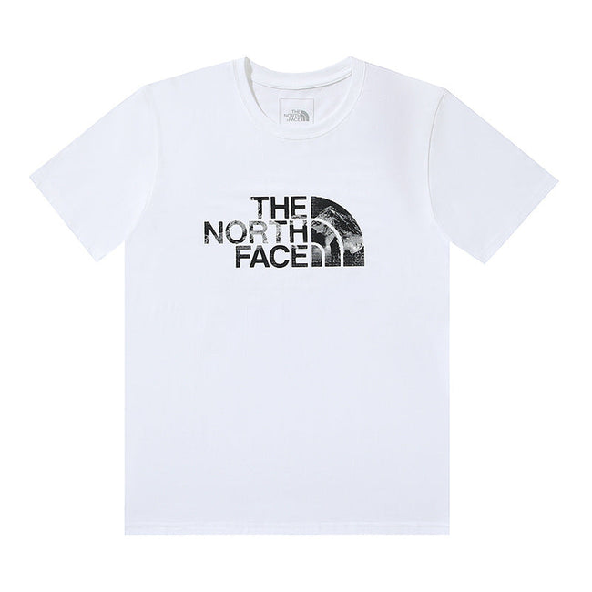 The North Face Stone Texture Logo White T-Shirt Hover Image