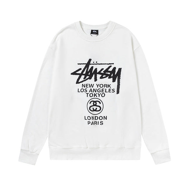 STUSSY Global Cities Logo Crewneck Hover Image