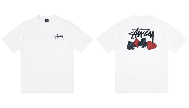 STUSSY Dice Graphic T-Shirt – White Hover Image