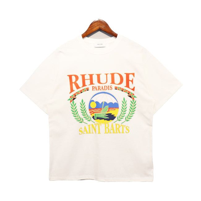 RHUDE Paradis Saint Barts Graphic T-Shirt Hover Image