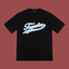TRAPSTAR Script Logo Black T-Shirt