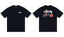 STUSSY Dice Hearts Graphic T-Shirt – Black