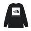 The North Face Box Logo Never Stop Exploring Long Sleeve T-Shirt – Black